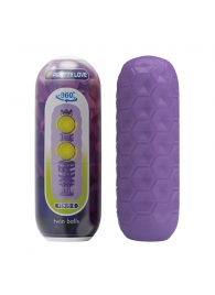 Фиолетовый мастурбатор Venus-X Twin balls - Baile - в Нефтекамске купить с доставкой