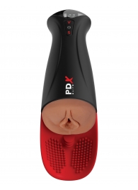 Мастурбатор-вагина в колбе с вибрацией Fuck-O-Matic Pro XL - Pipedream - в Нефтекамске купить с доставкой