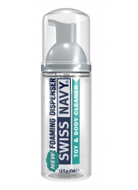 Очищающая пенка для игрушек и тела Toy   Body Cleaner Foamer - 47 мл. - Swiss navy - купить с доставкой в Нефтекамске