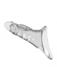 Прозрачная насадка на пенис - 22 см. - Baile - в Нефтекамске купить с доставкой