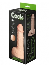 Телесный фаллоудлинитель с мошонкой Cock Next - 17 см. - LOVETOY (А-Полимер) - в Нефтекамске купить с доставкой