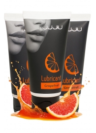 Набор из 3 съедобных лубрикантов JUJU со вкусом грейпфрута - JuJu - купить с доставкой в Нефтекамске Набор из 3 съедобных лубрикантов JUJU со вкусом грейпфрута - JuJu - купить с доставкой в Нефтекамске