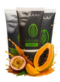 Набор из 3 съедобных лубрикантов JUJU со вкусом тропических фруктов - JuJu - купить с доставкой в Нефтекамске Набор из 3 съедобных лубрикантов JUJU со вкусом тропических фруктов - JuJu - купить с доставкой в Нефтекамске