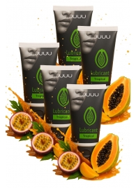 Набор из 5 съедобных лубрикантов JUJU со вкусом тропических фруктов - JuJu - купить с доставкой в Нефтекамске Набор из 5 съедобных лубрикантов JUJU со вкусом тропических фруктов - JuJu - купить с доставкой в Нефтекамске