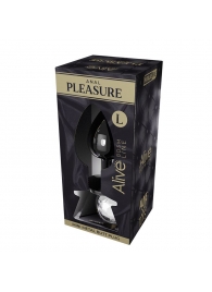 Серебристая анальная втулка с прозрачным кристаллом Mini Metal Butt Plug Size L - 9 см. - Adrien Lastic в Нефтекамске Серебристая анальная втулка с прозрачным кристаллом Mini Metal Butt Plug Size L - 9 см. - Adrien Lastic