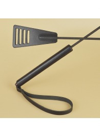 Черный кожаный стек «Сириус» - 60 см. - Sitabella - купить с доставкой в Нефтекамске