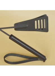 Черный кожаный стек «Сириус» - 60 см. - Sitabella - купить с доставкой в Нефтекамске