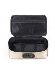 Золотистая сумочка для хранения игрушек Discreet Box - Dorcel - купить с доставкой в Нефтекамске