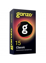 Классические презервативы с обильной смазкой Ganzo Classic - 15 шт. - Ganzo - купить с доставкой в Нефтекамске