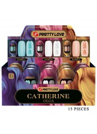 Набор из 15 мастурбаторов Catherine Olga - Baile - в Нефтекамске купить с доставкой