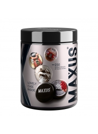 Черные утолщенные презервативы MAXUS Extra Strong с железным кейсом - 15 шт. - Maxus - купить с доставкой в Нефтекамске