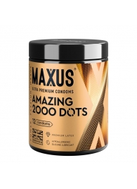 Точечные презервативы MAXUS 2000 Amazing Dots с железным кейсом - 12 шт. - Maxus - купить с доставкой в Нефтекамске