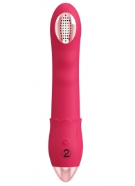 Малиновая насадка на душ с вибрацией Showers to orgasm - 20,1 см. - Orion - купить с доставкой в Нефтекамске