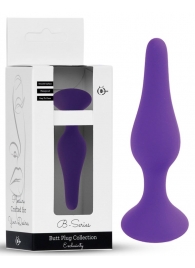 Фиолетовая анальная втулка Silcone Purple Plug Small - 10 см. - Boys of Toys в Нефтекамске Фиолетовая анальная втулка Silcone Purple Plug Small - 10 см. - Boys of Toys
