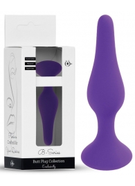 Фиолетовая анальная втулка Silcone Purple Plug Medium - 11 см. - Boys of Toys в Нефтекамске Фиолетовая анальная втулка Silcone Purple Plug Medium - 11 см. - Boys of Toys