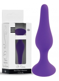 Фиолетовая анальная втулка Silcone Purple Plug Large - 12,5 см. - Boys of Toys в Нефтекамске Фиолетовая анальная втулка Silcone Purple Plug Large - 12,5 см. - Boys of Toys
