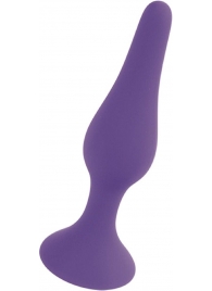 Фиолетовая анальная втулка Silcone Purple Plug Large - 12,5 см. - Boys of Toys в Нефтекамске Фиолетовая анальная втулка Silcone Purple Plug Large - 12,5 см. - Boys of Toys