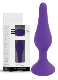 Фиолетовая анальная втулка Silcone Purple Plug Extra Large - 15,5 см. - Boys of Toys в Нефтекамске Фиолетовая анальная втулка Silcone Purple Plug Extra Large - 15,5 см. - Boys of Toys