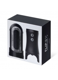 Набор Tenga Flip Zero Electronic Vibrotation: мастурбатор с вибрацией и устройство вращения - Tenga - в Нефтекамске купить с доставкой Набор Tenga Flip Zero Electronic Vibrotation: мастурбатор с вибрацией и устройство вращения - Tenga - в Нефтекамске купить с доставкой