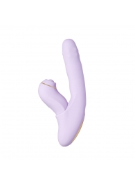 Сиреневый вибромассажер со съёмным клиторальным пульсатором DuoGlow - Svakom купить в Нефтекамске с доставкой в Orgasmix.ru Сиреневый вибромассажер со съёмным клиторальным пульсатором DuoGlow - Svakom