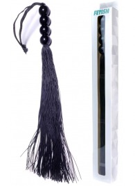 Черная силиконовая плеть - 37 см. - Boys of Toys - купить с доставкой в Нефтекамске