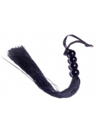 Черная силиконовая плеть - 37 см. - Boys of Toys - купить с доставкой в Нефтекамске