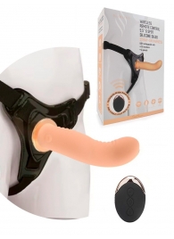 Женский вибрострапон со съемной насадкой и пультом ДУ - Erokay - купить с доставкой в Нефтекамске