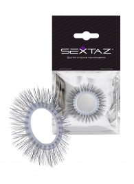 Круглое эрекционное кольцо с «ресничками» - Sextaz - в Нефтекамске купить с доставкой