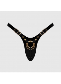 Черный пояс для фиксации насадок Strap-On-Me Leatherette Harness Fabulous - Strap-on-me - купить с доставкой в Нефтекамске