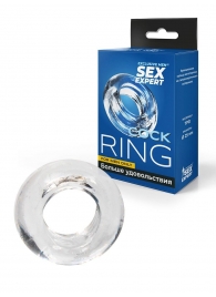 Прозрачное эрекционное кольцо-бублик - Sex Expert - в Нефтекамске купить с доставкой