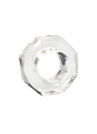 Прозрачное эрекционное кольцо в форме гайки - Sex Expert - в Нефтекамске купить с доставкой