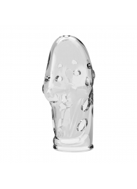 Прозрачная насадка на пенис Booker - 8 см. - Baile - в Нефтекамске купить с доставкой