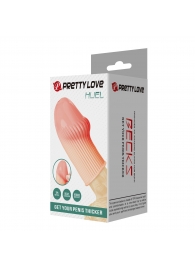 Телесная насадка на пенис Huel - 9 см. - Baile - в Нефтекамске купить с доставкой