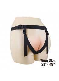 Черные трусики харнесс с платформой Caludio I - Baile - купить с доставкой в Нефтекамске