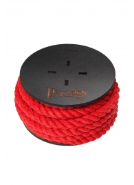 Красная веревка для шибари на катушке - 5 м. - Pecado - купить с доставкой в Нефтекамске