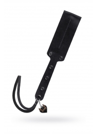 Черный кожаный пэддл - 32 см. - Pecado - купить с доставкой в Нефтекамске