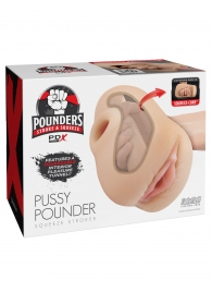 Телесный мастурбатор-вагина Pussy Pounder Squeeze Stroker - Pipedream - в Нефтекамске купить с доставкой