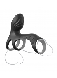 Черная насадка на пенис Ultimate Couples Cage Pro - Pipedream - в Нефтекамске купить с доставкой