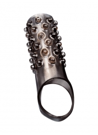 Дымчатая насадка на пенис с выпуклостями - 12 см. - Sex Expert - в Нефтекамске купить с доставкой