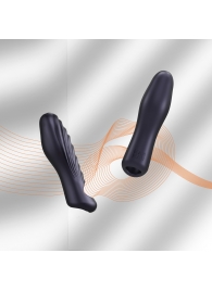 Сливовая силиконовая насадка на пенис с подхватом Manwan Ryzer - Manwan - в Нефтекамске купить с доставкой