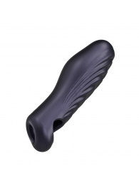 Сливовая силиконовая насадка на пенис с подхватом Manwan Ryzer - Manwan - в Нефтекамске купить с доставкой