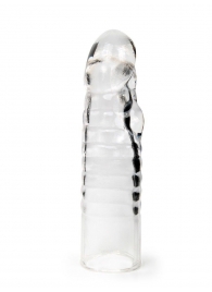 Прозрачная закрытая насадка на член - 15 см. - Sex Expert - в Нефтекамске купить с доставкой