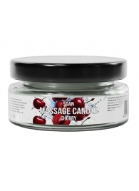 Массажная свеча «Спелая вишня» - 50 мл. - SGAN - купить с доставкой в Нефтекамске