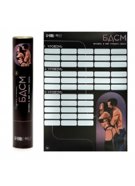 Плакат для двоих со скретч-слоем «БДСМ» - Сима-Ленд - купить с доставкой в Нефтекамске