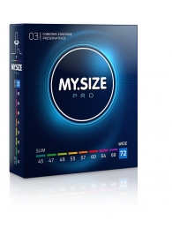 Презервативы MY.SIZE размер 72 - 3 шт. - My.Size - купить с доставкой в Нефтекамске