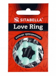 Цветное эрекционное кольцо с 5 бусинами Love Ring - Sitabella - в Нефтекамске купить с доставкой