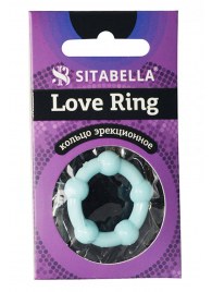 Цветное эрекционное кольцо Love Ring с бусинами - Sitabella - в Нефтекамске купить с доставкой