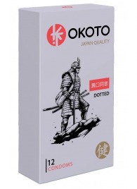 Точечные презервативы OKOTO Dotted - 12 шт. - Sitabella - купить с доставкой в Нефтекамске
