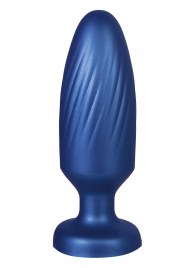 Синяя анальная пробка 4 Inch Silicone Anal Plug - 12 см. - NMC