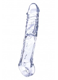 Прозрачная насадка-удлинитель Length Enhancer с подхватом - 22,3 см. - NMC - в Нефтекамске купить с доставкой